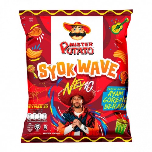 MISTER POTATO CRISPS SYOK WAVE CHIKEN 65G
