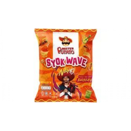 MISTER POTATO CRISPS SYOK WAVE BBQ 65G