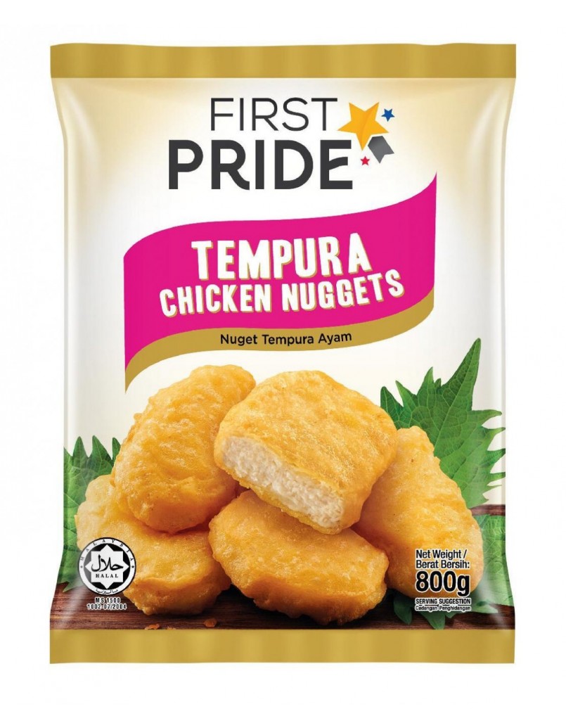 FIRST PRIDE TEMPURA CHICKEN NUGGET 800G