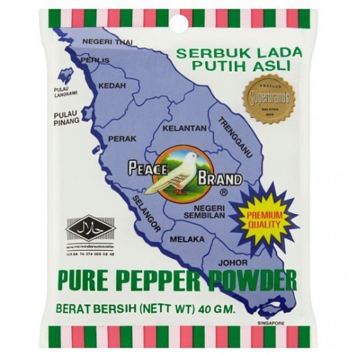 PEACE WHITE PEPPER POWDER 40G