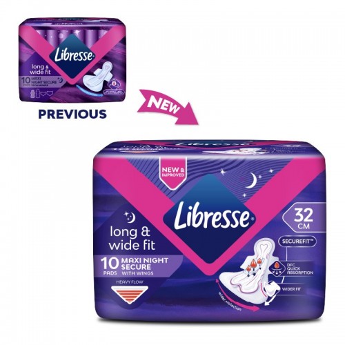 LIBRESSE WB NIGHT WING 32CM 10'S