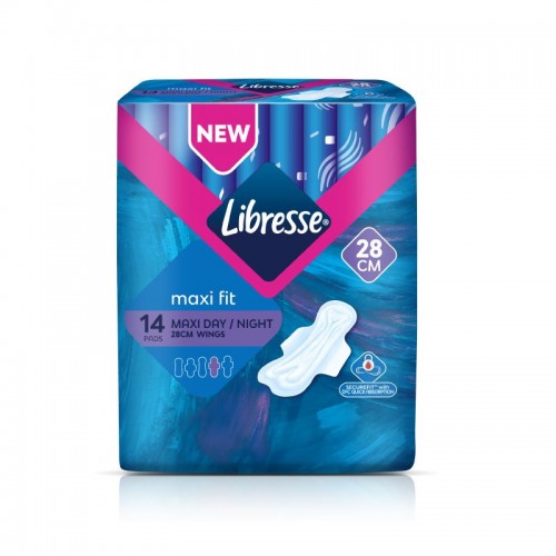 LIBRESSE MAXI WING 28CM 14'S