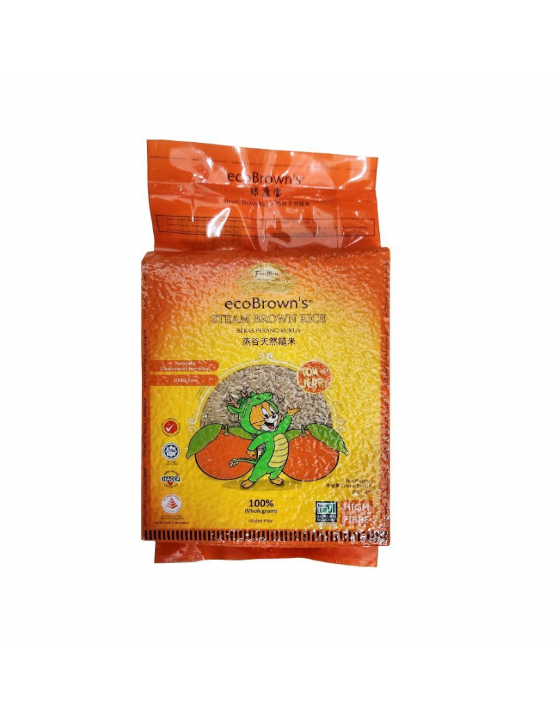 ECOBROWN'S STEAM BROWN RICE 2KG