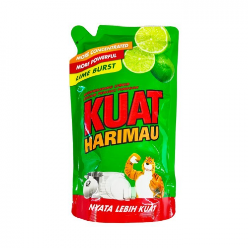 KUAT HARIMAU DISHWASING LIQUID (LIME) REFILL 650ML